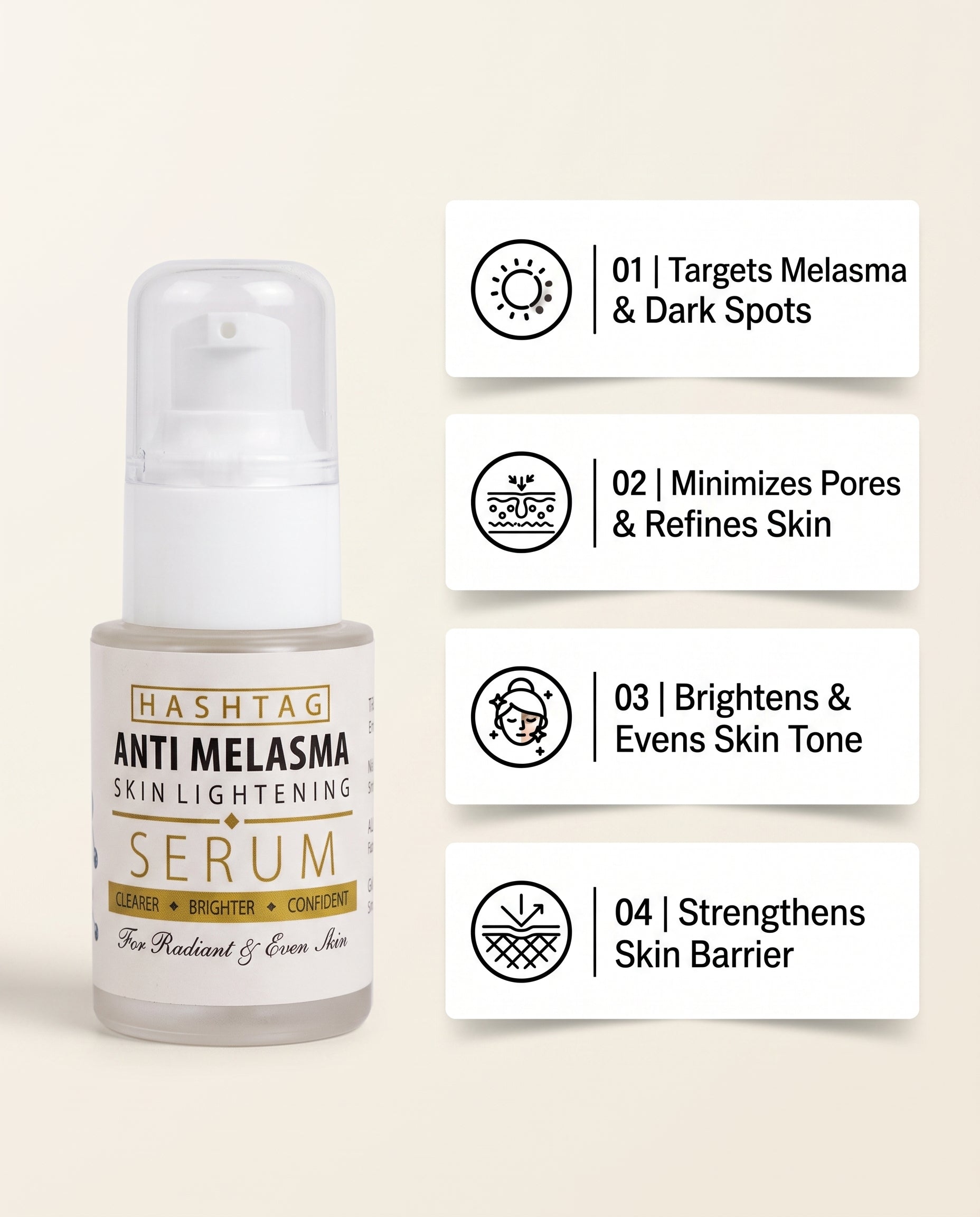Key Benefits - Anti Melasma Serum