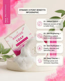 Hashtag Brightening Soap - Product & Box 80g Radiance & Glow