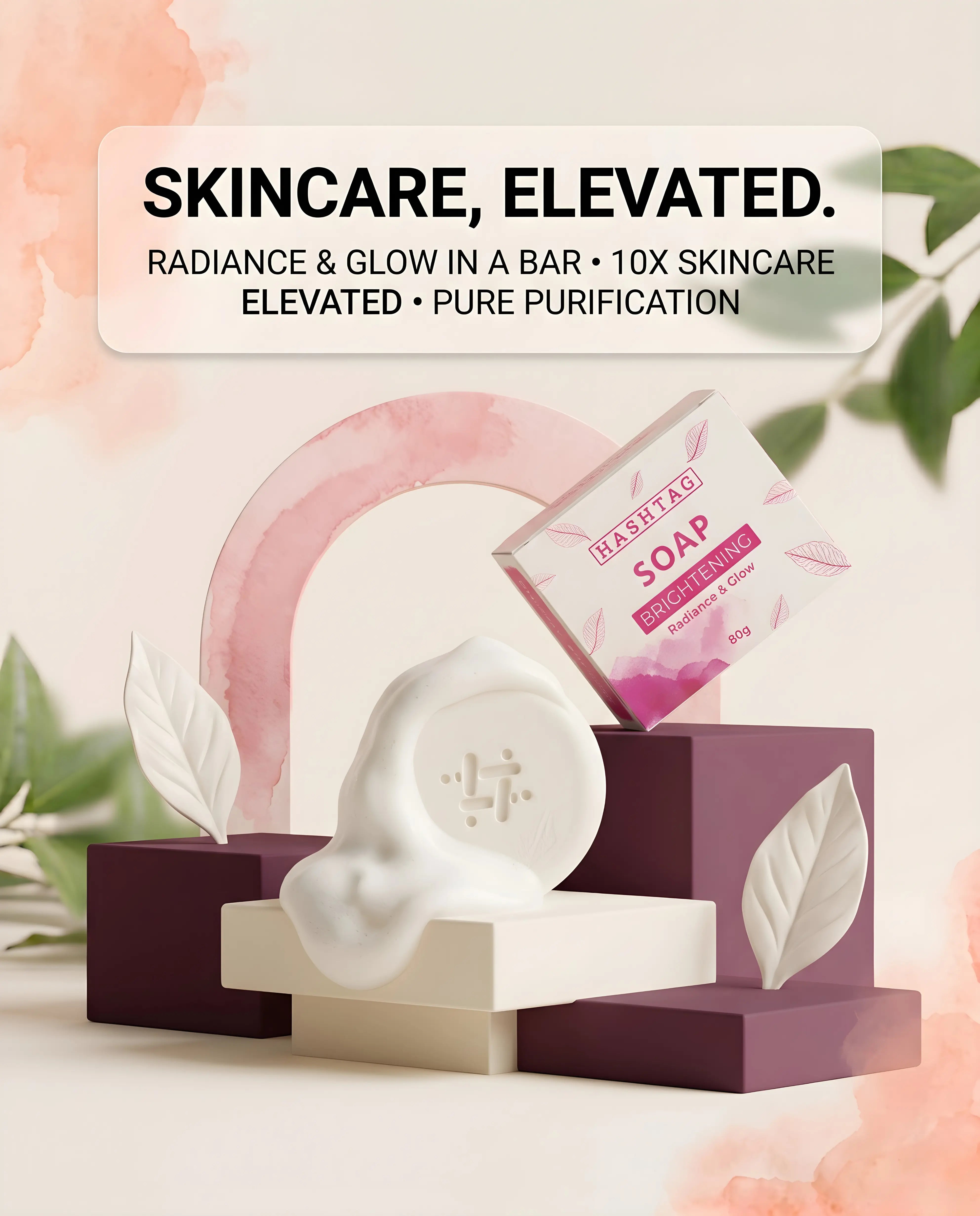Hashtag Brightening Soap - Daily Brightening Cleansing Ritual Lifestyle