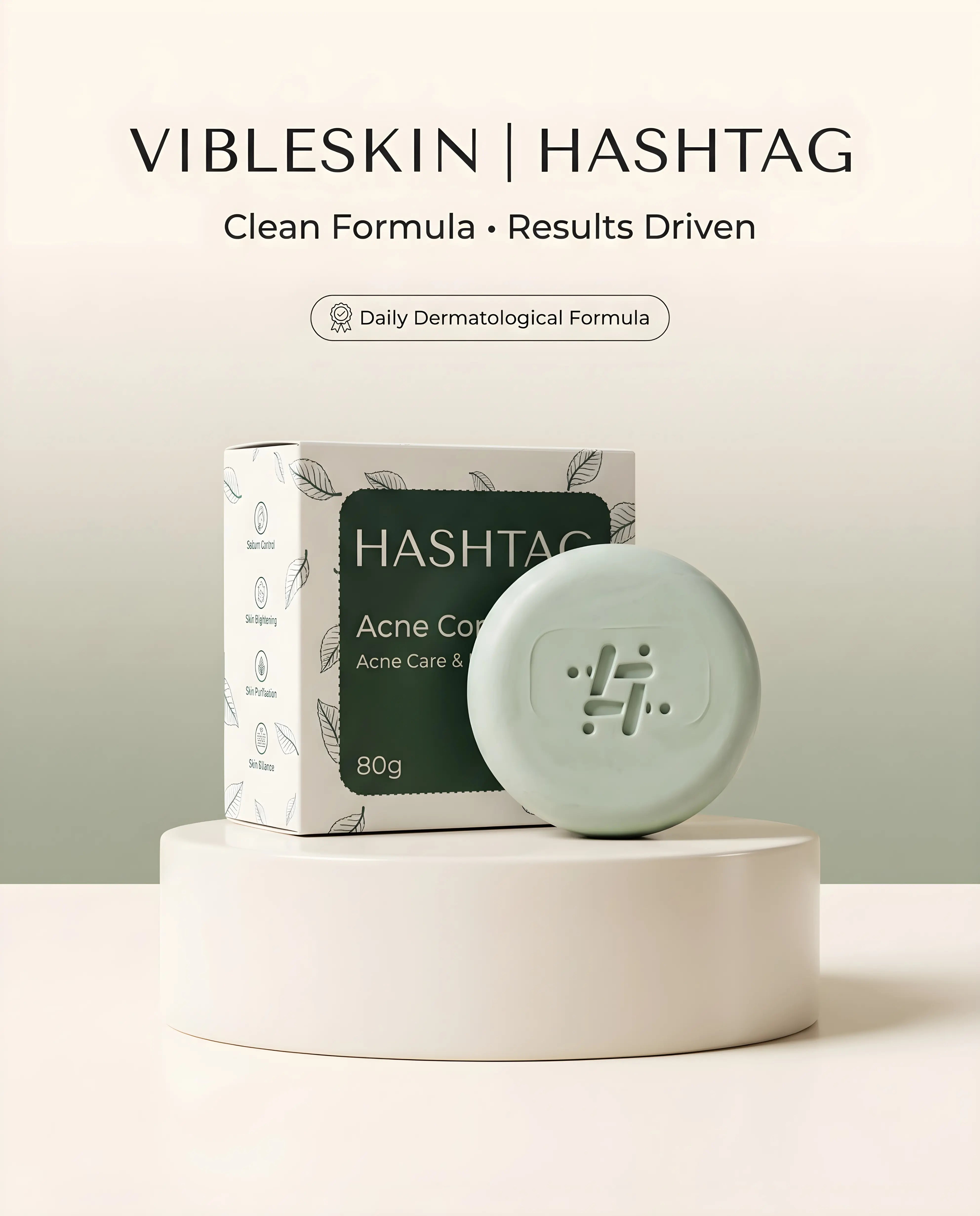 Hashtag Acne Control Soap - Formulation Texture Deep-Cleansing Micro-Foam