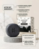 Hashtag Charcoal Soap - Deep Detox Fresh Skin Suitable All Skin Types